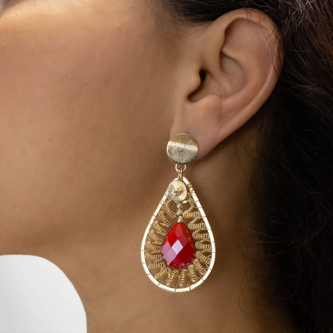 Drop Dangle Earrings- The Jsmit Earrings-Dangle Crystal Earrings